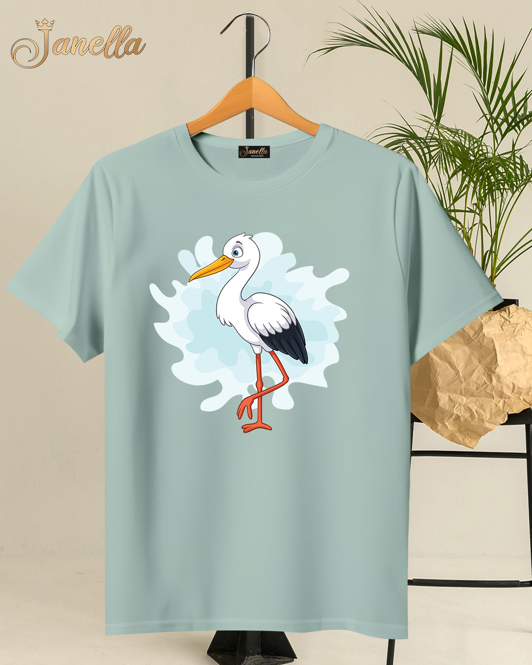 Birds - تيشيرت قطن اللوان متعددة