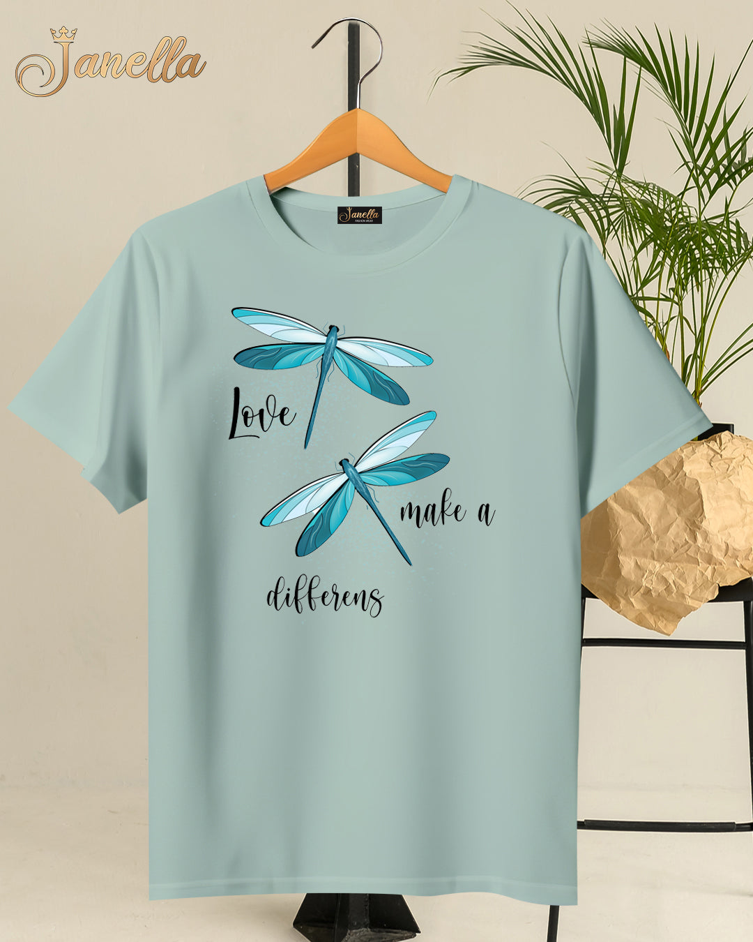 Make a difference - تيشيرت قطن اللوان متعددة