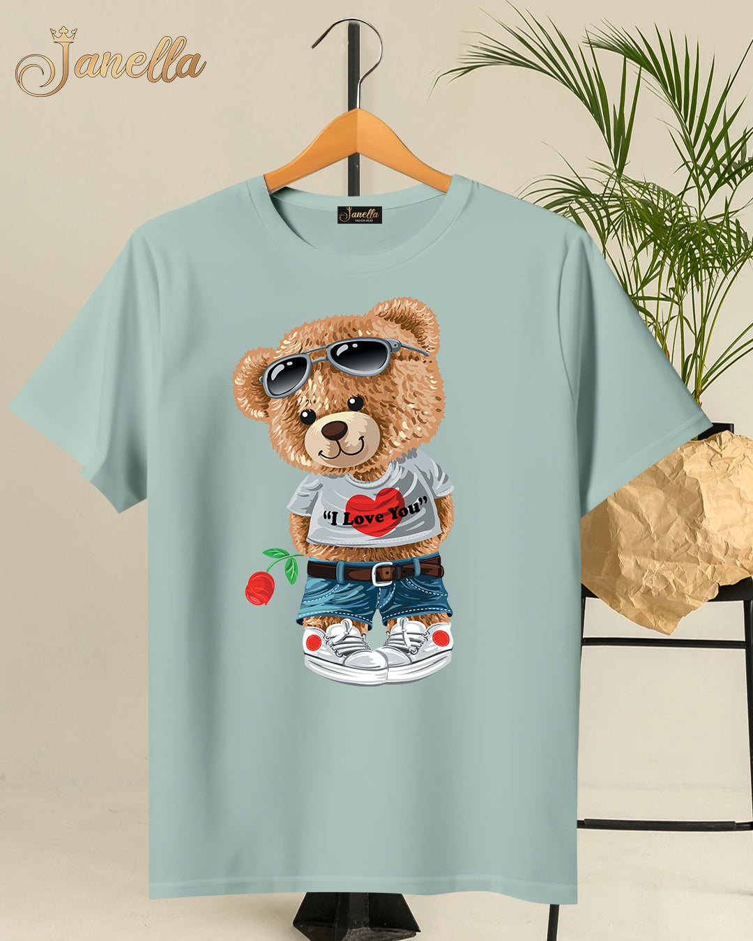 BEAR - تيشيرت قطن اللوان متعددة
