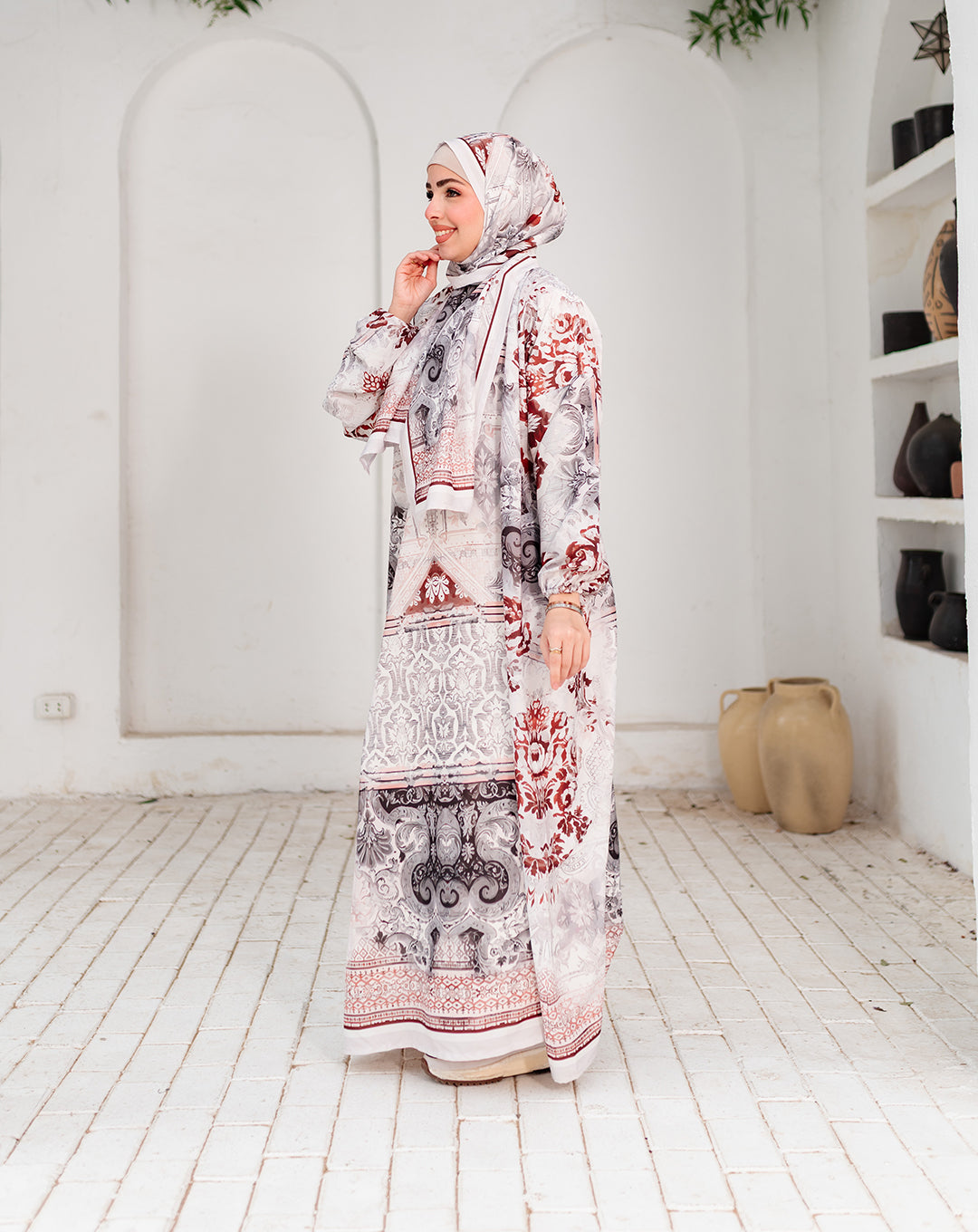 اسدال حرير ناعم للصلاة والبيت