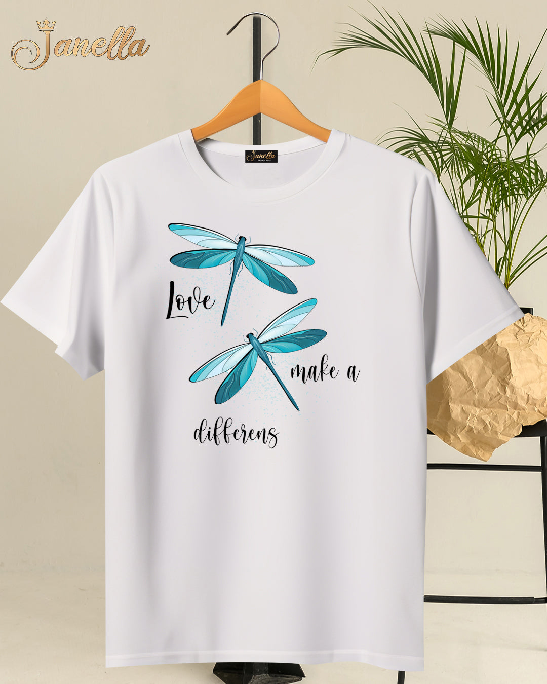 Make a difference - تيشيرت قطن اللوان متعددة