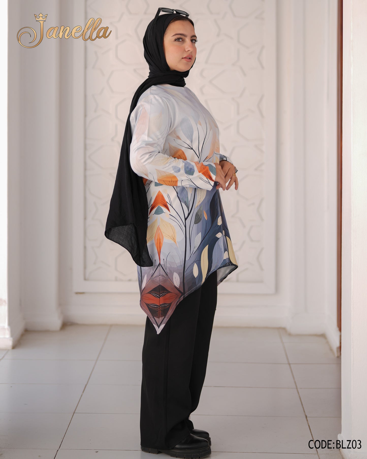 بلوزة روزالين مشجرة
