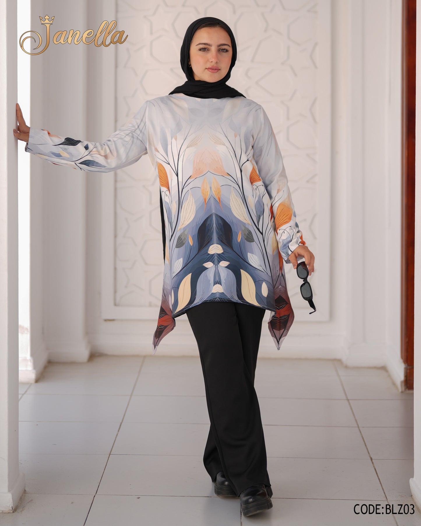 بلوزة روزالين مشجرة