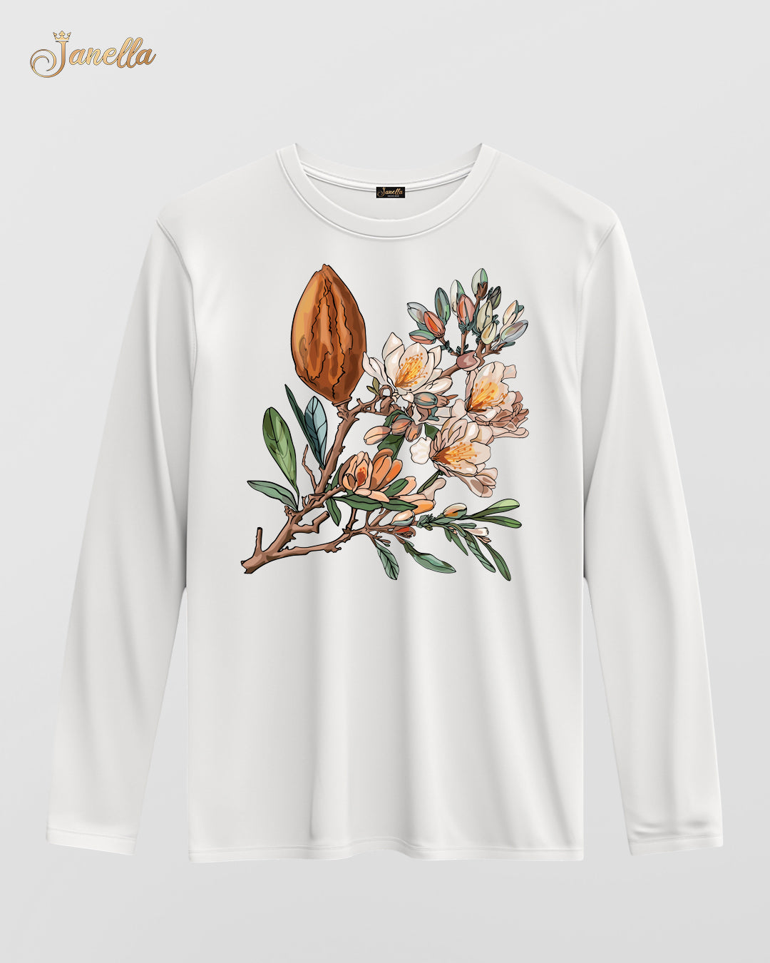 Flowers - تيشيرت قطن كم