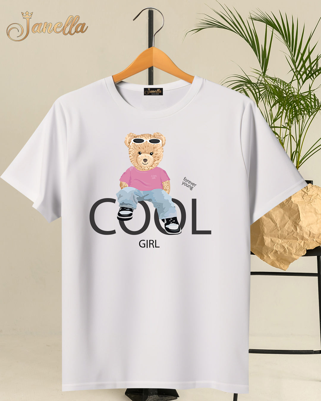 COOL - تيشيرت قطن اللوان متعددة