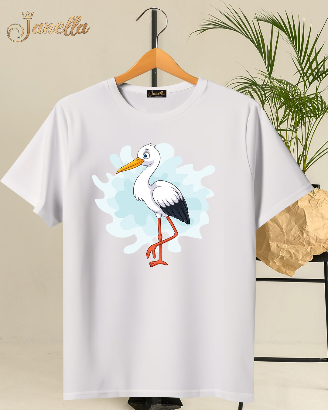 Birds - تيشيرت قطن اللوان متعددة