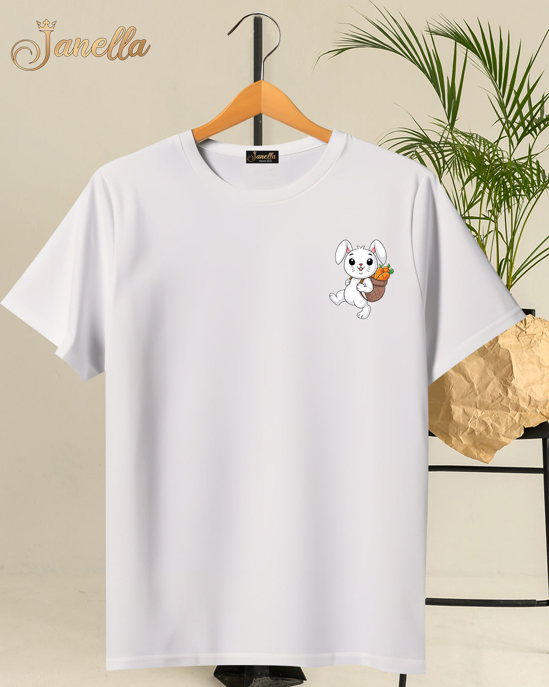 RABBIT - تيشيرت قطن اللوان متعددة