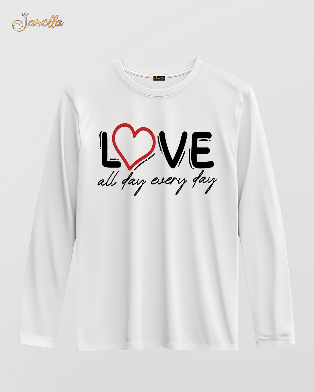 Love - تيشيرت قطن كم