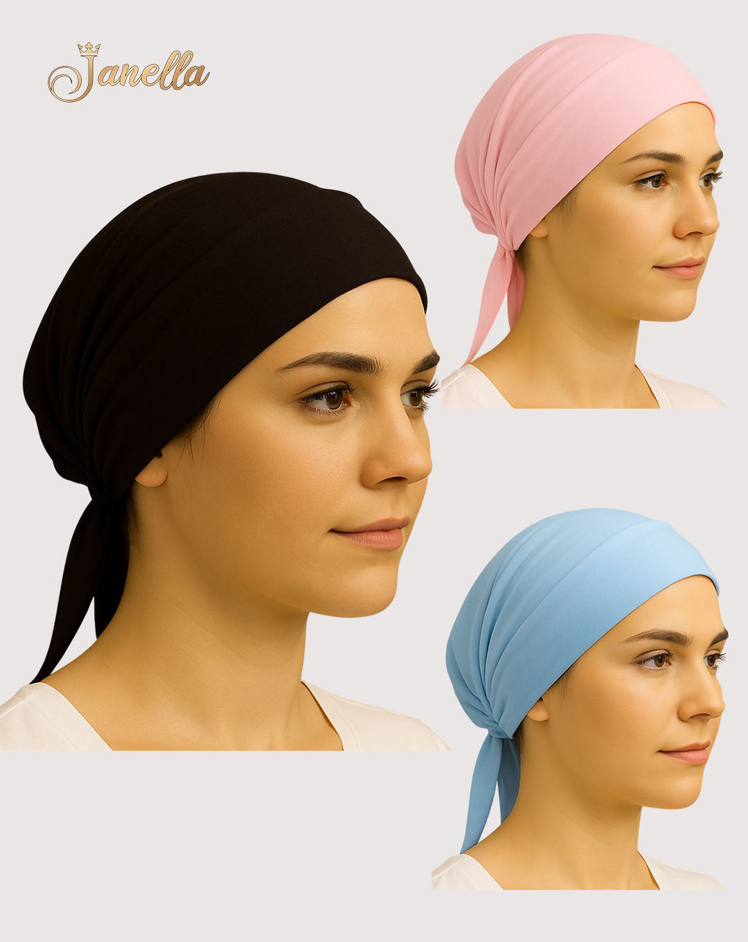 بندانا بونية قطن بامبو - 3 قطع