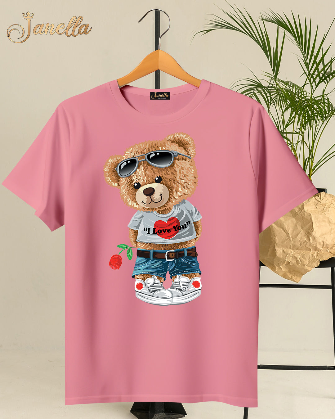 BEAR - تيشيرت قطن اللوان متعددة