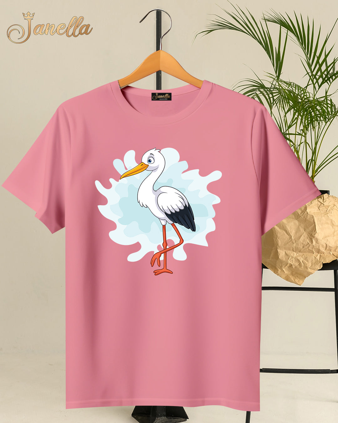Birds - تيشيرت قطن اللوان متعددة