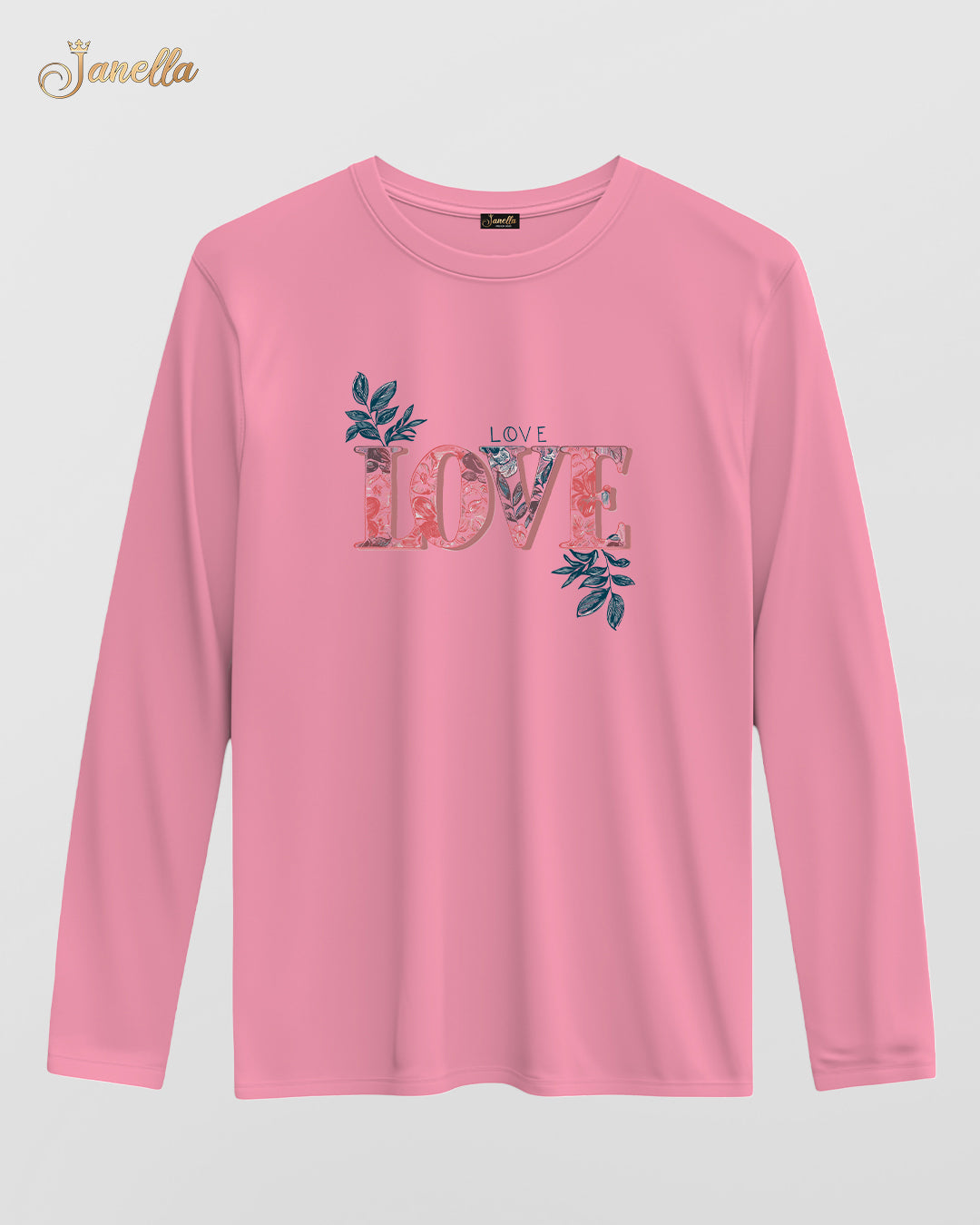 LOVE Love - تيشيرت قطن كم