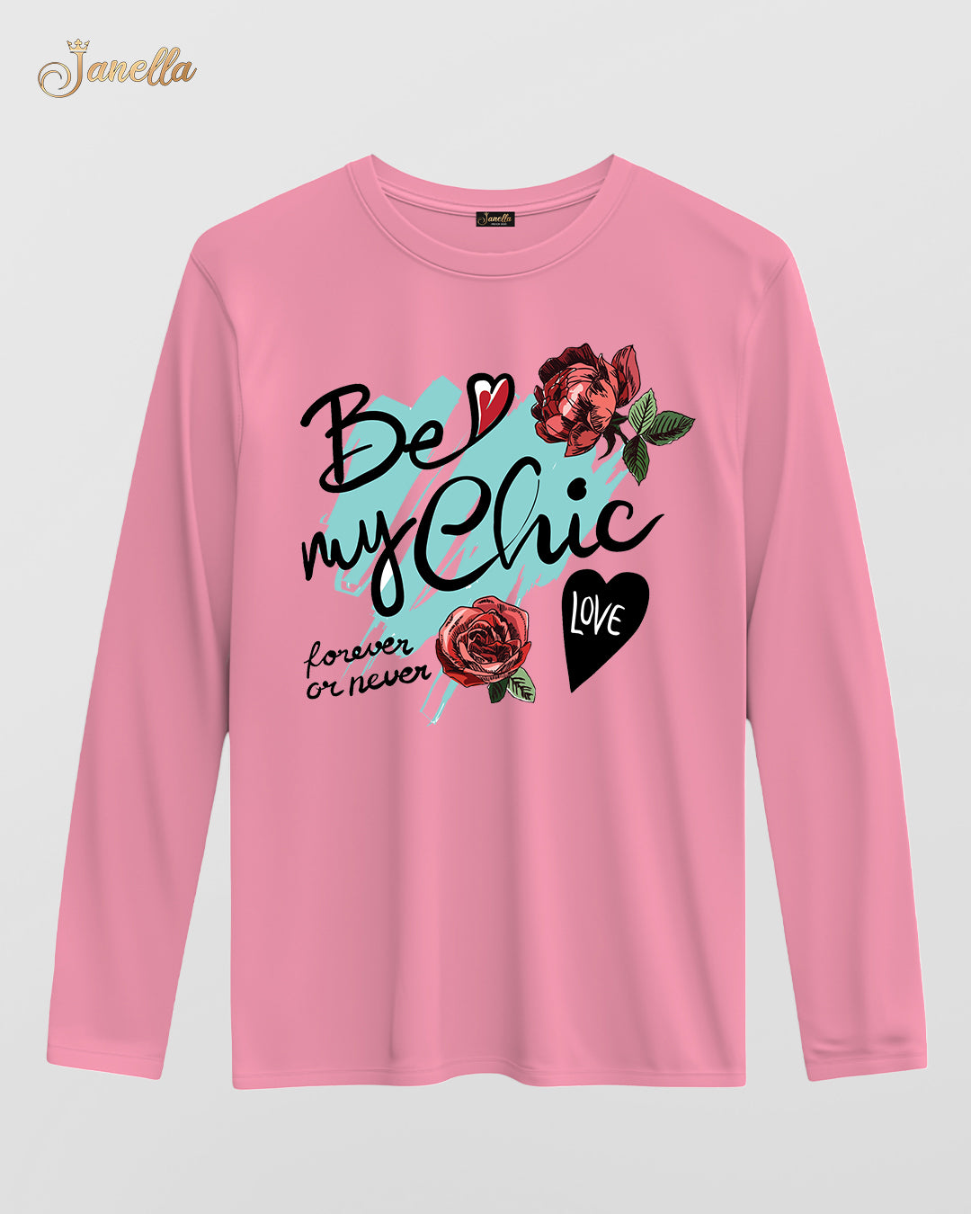 Be My Chic - تيشيرت قطن كم