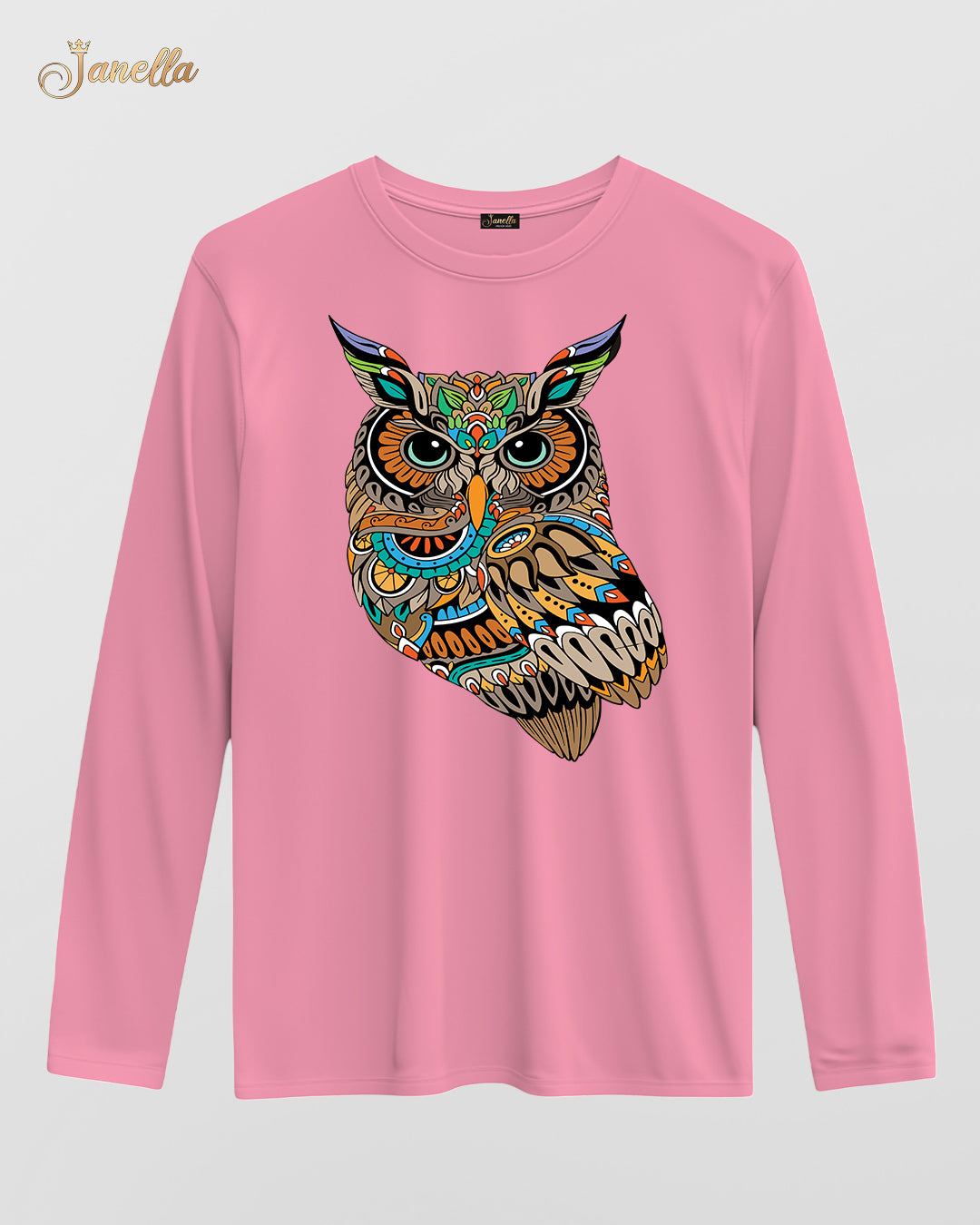 OWL - تيشيرت قطن كم