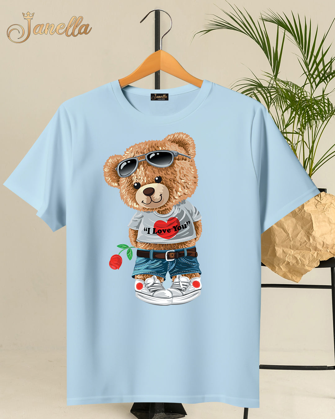 BEAR - تيشيرت قطن اللوان متعددة