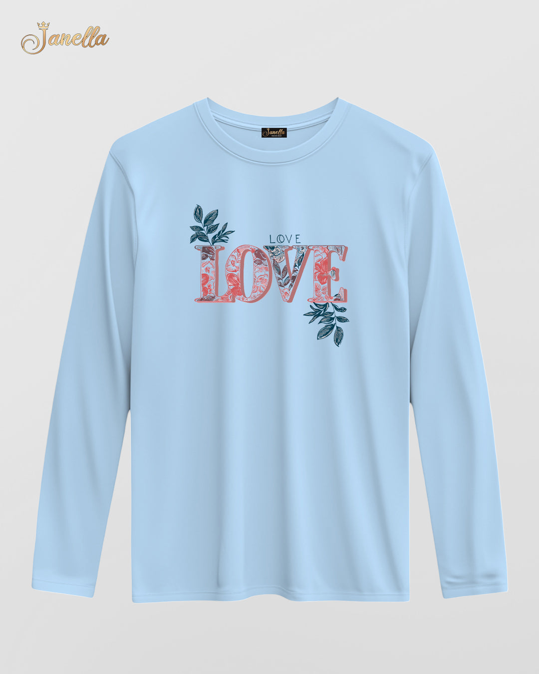LOVE Love - تيشيرت قطن كم