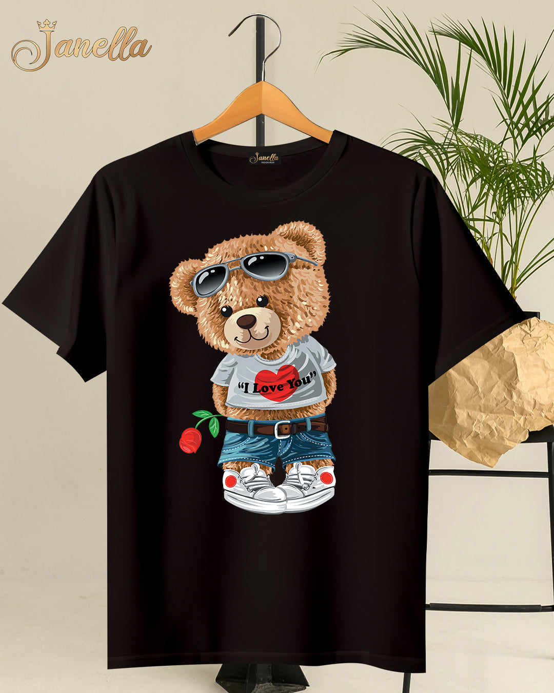 BEAR - تيشيرت قطن اللوان متعددة