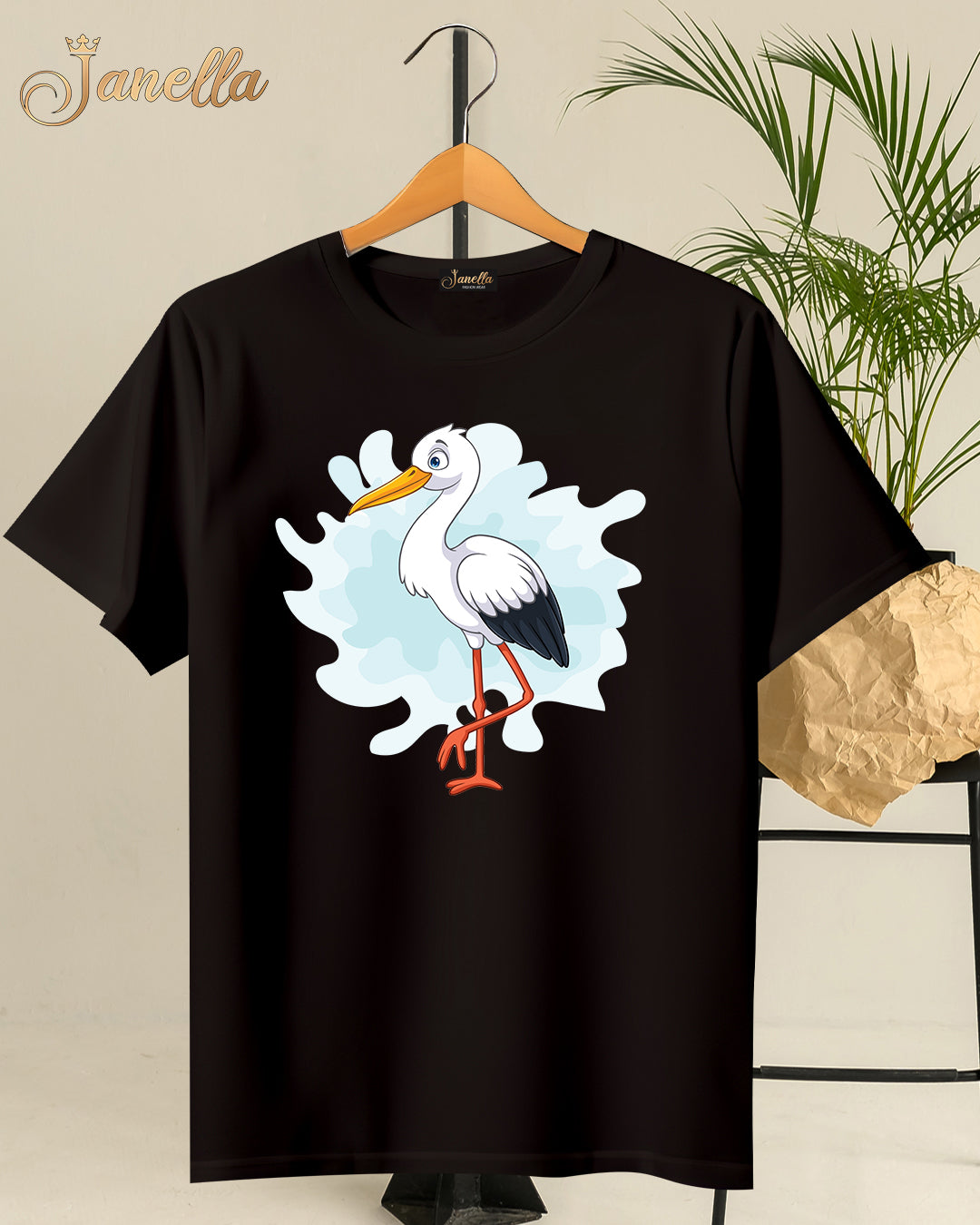 Birds - تيشيرت قطن اللوان متعددة