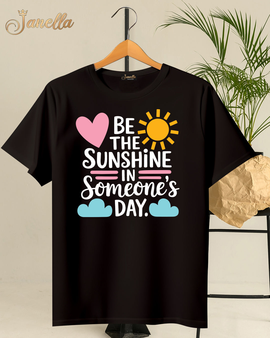 Sunshine- تيشيرت قطن اللوان متعددة