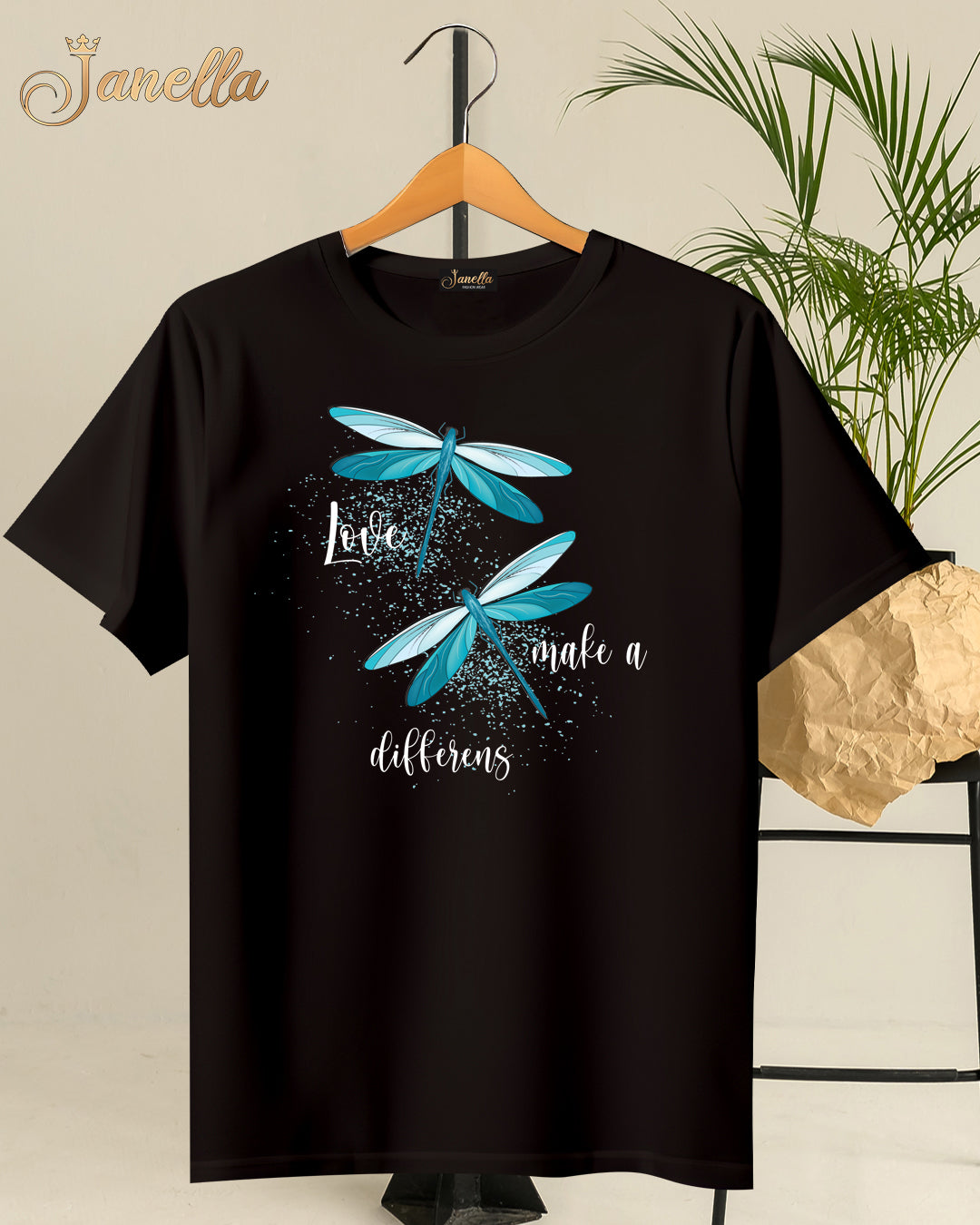 Make a difference - تيشيرت قطن اللوان متعددة