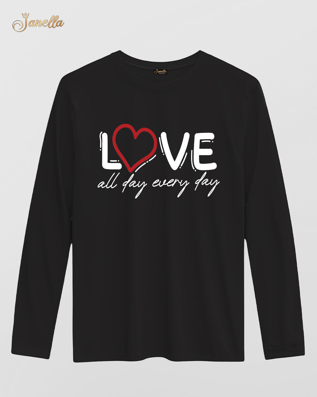 Love - تيشيرت قطن كم