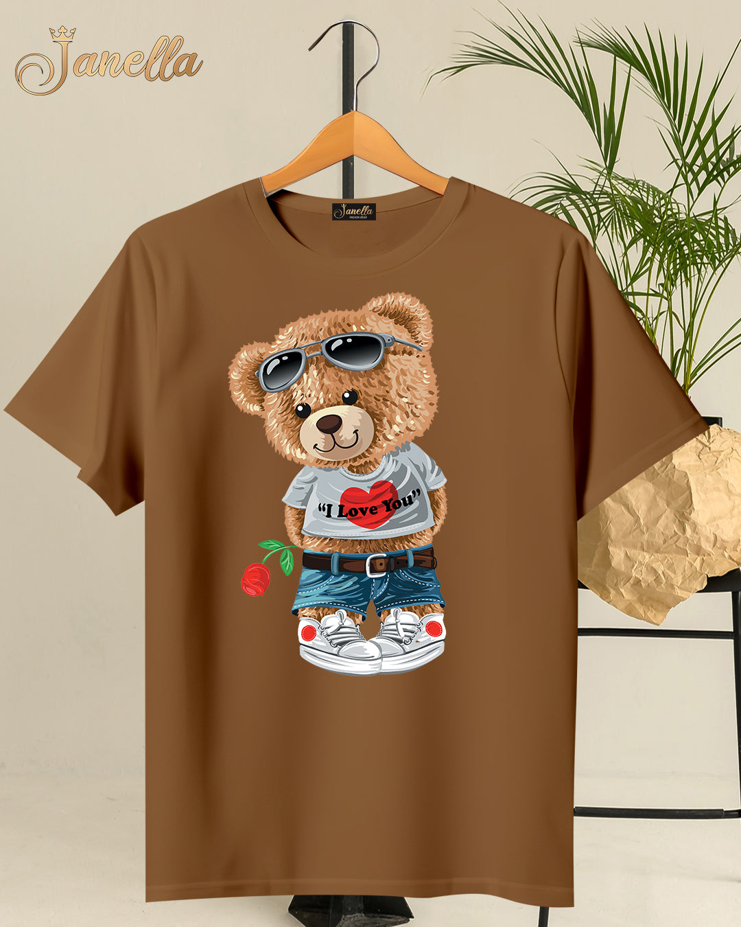 BEAR - تيشيرت قطن اللوان متعددة