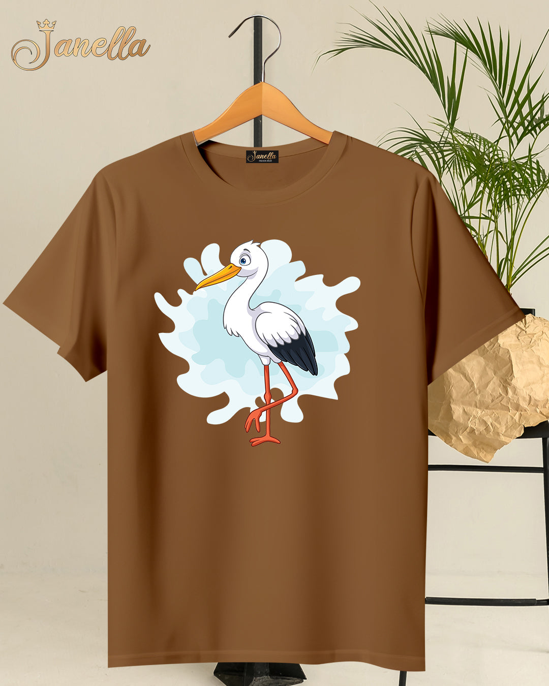 Birds - تيشيرت قطن اللوان متعددة