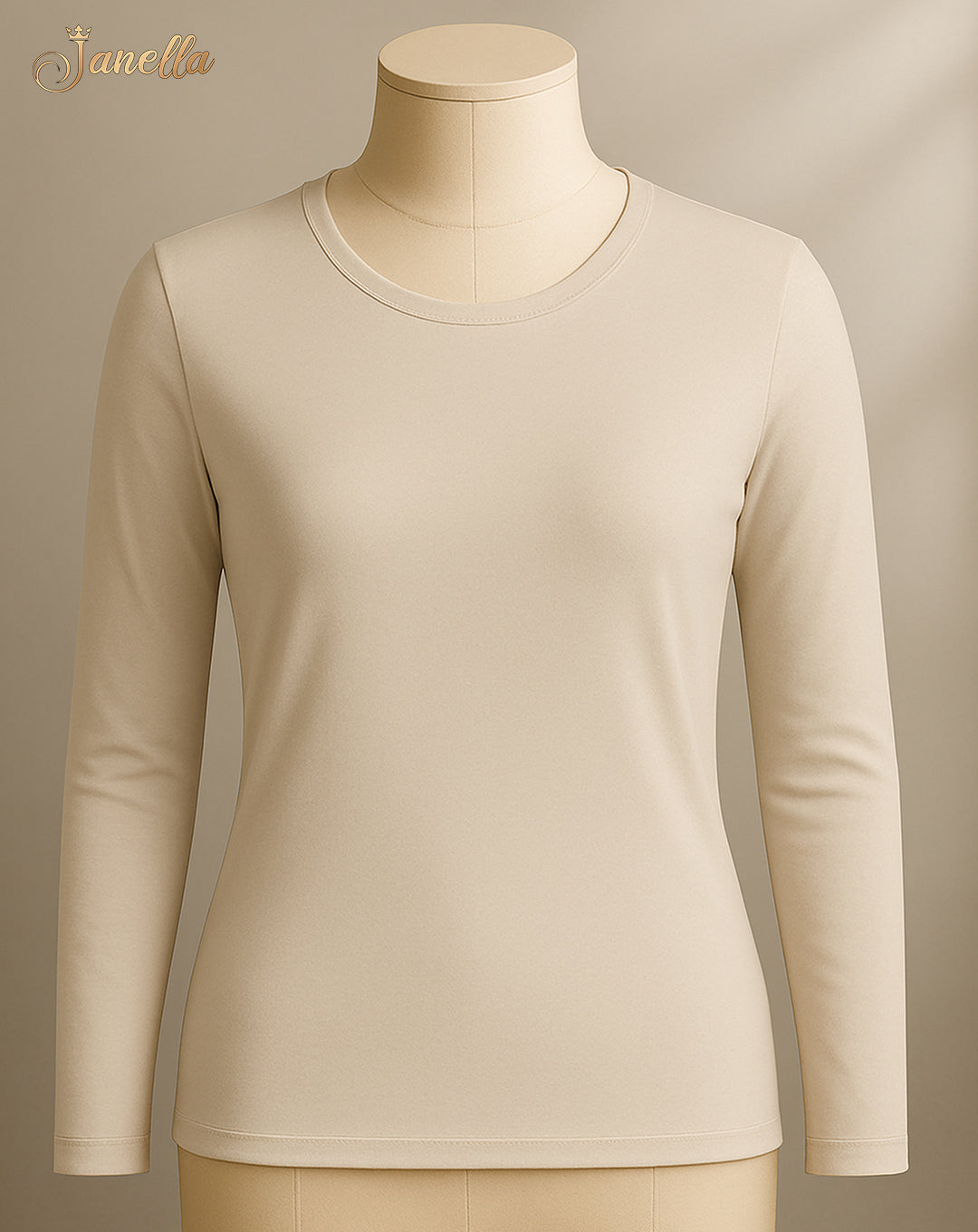 بدي قطن - لون بيج