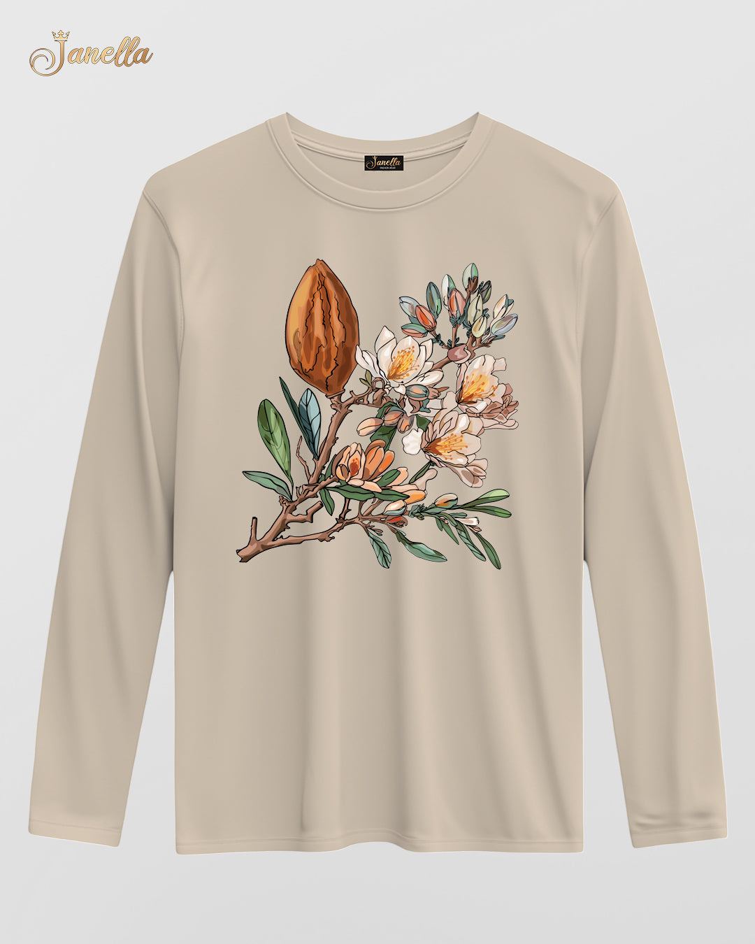 Flowers - تيشيرت قطن كم