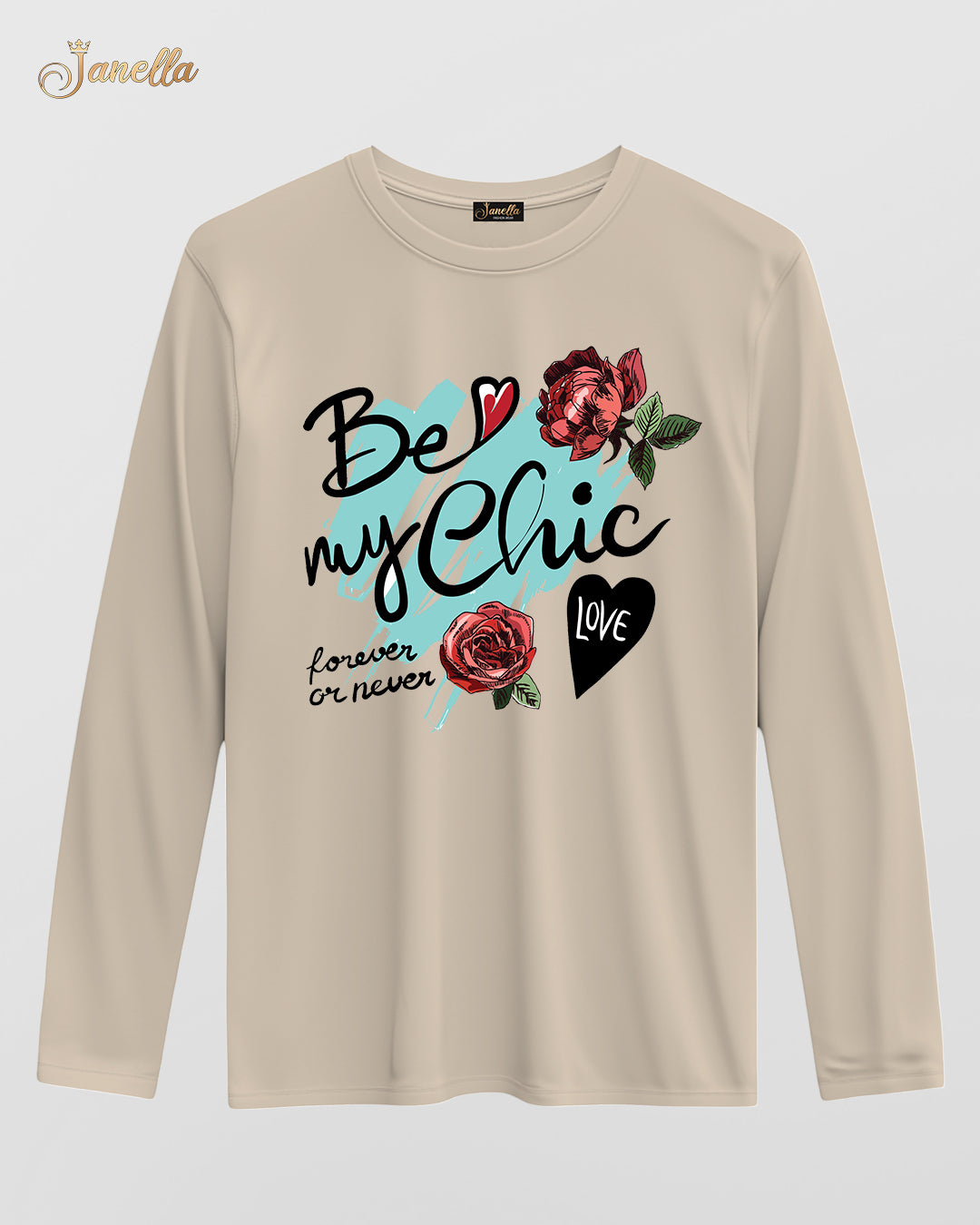 Be My Chic - تيشيرت قطن كم