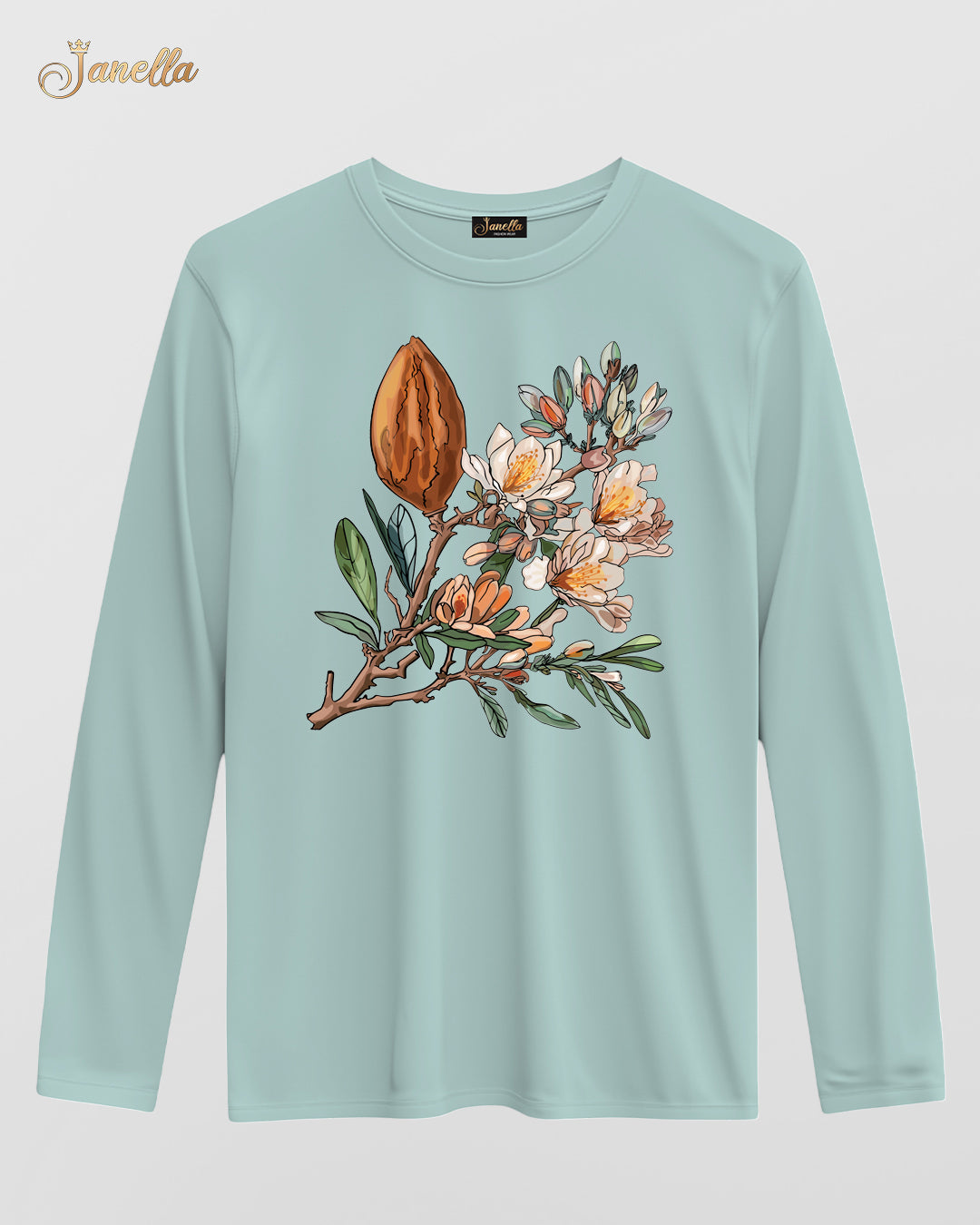 Flowers - تيشيرت قطن كم