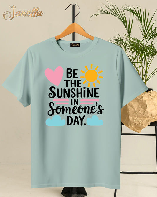 Sunshine- تيشيرت قطن اللوان متعددة