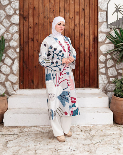 كارديجان طويل أنيق بقصّة انسيابية