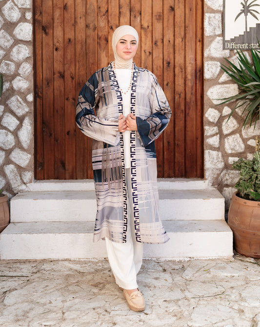 كارديجان طويل أنيق بقصّة انسيابية