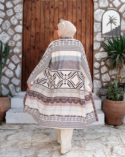 كارديجان طويل أنيق بقصّة انسيابية