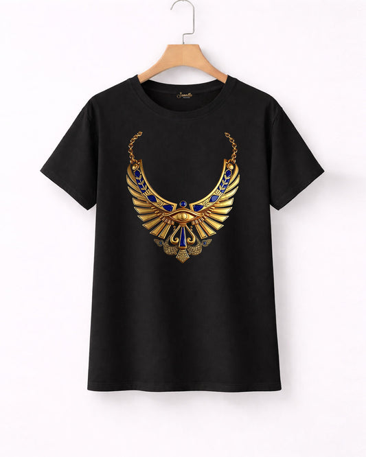 Eye of Horus - تيشيرت قطن نص كم