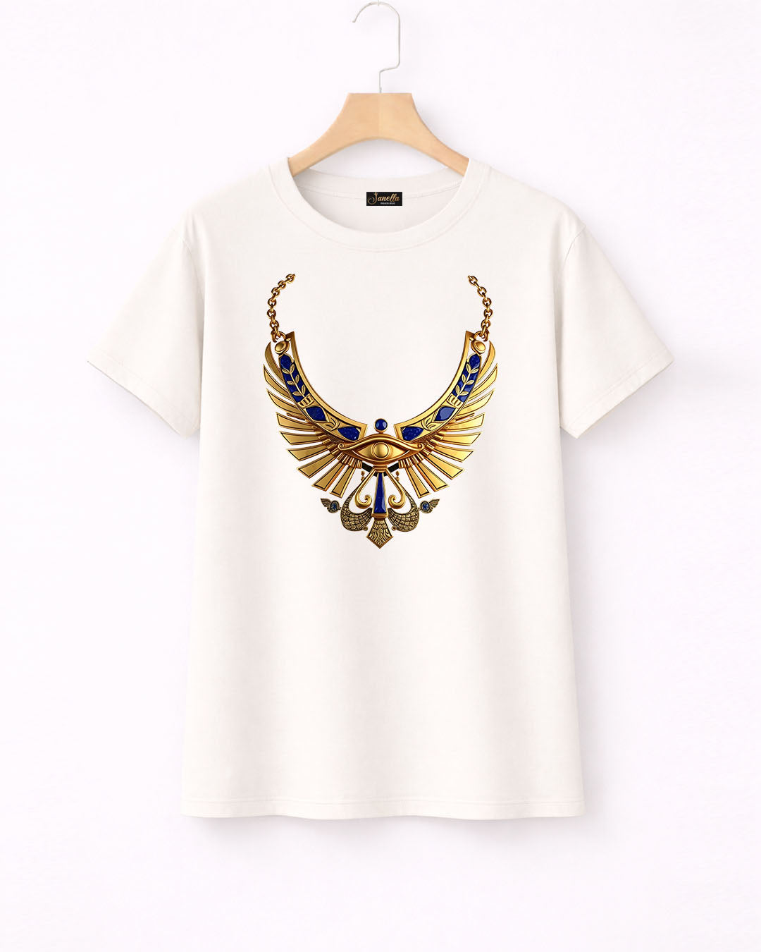 Eye of Horus - تيشيرت قطن نص كم