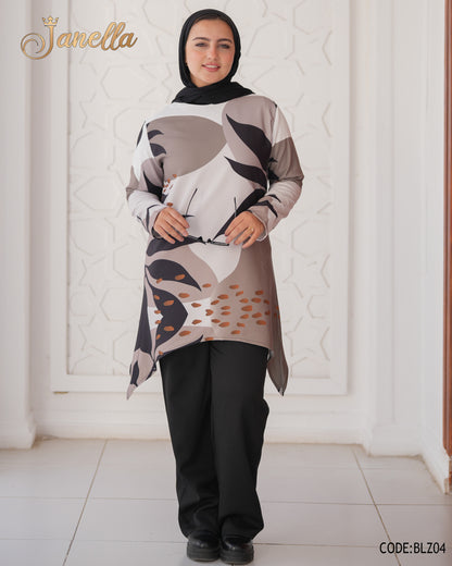 بلوزة روزالين مشجرة