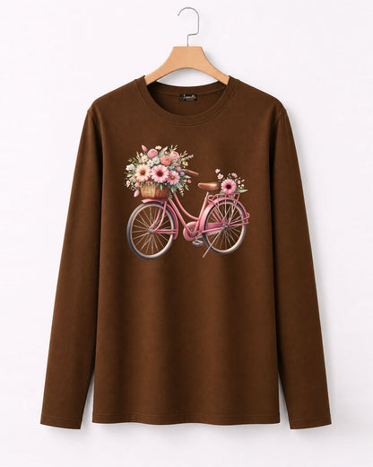 Bicycle - تيشيرت قطن كم