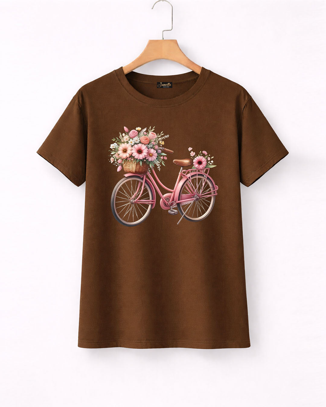 Bicycle - تيشيرت قطن نص كم