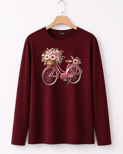 Bicycle - تيشيرت قطن كم