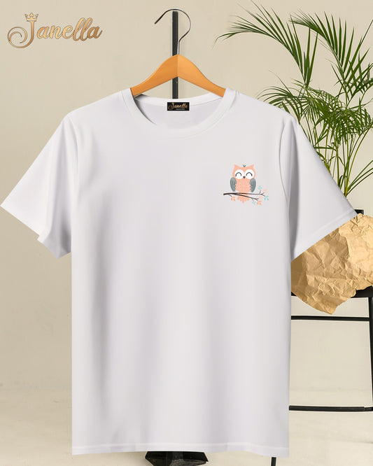 MINI OWL - تيشيرت قطن اللوان متعددة