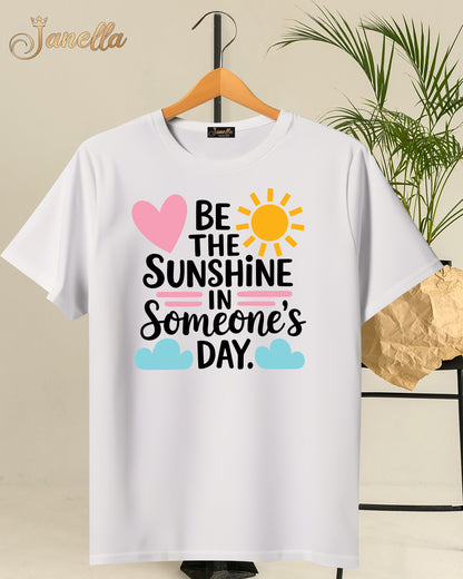Sunshine- تيشيرت قطن اللوان متعددة