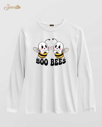 Bees - تيشيرت قطن كم