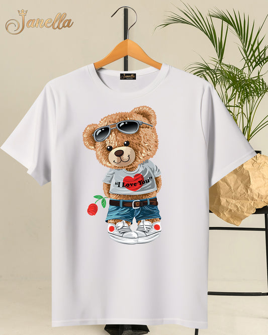 BEAR - تيشيرت قطن اللوان متعددة