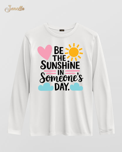 Sunshine - تيشيرت قطن كم