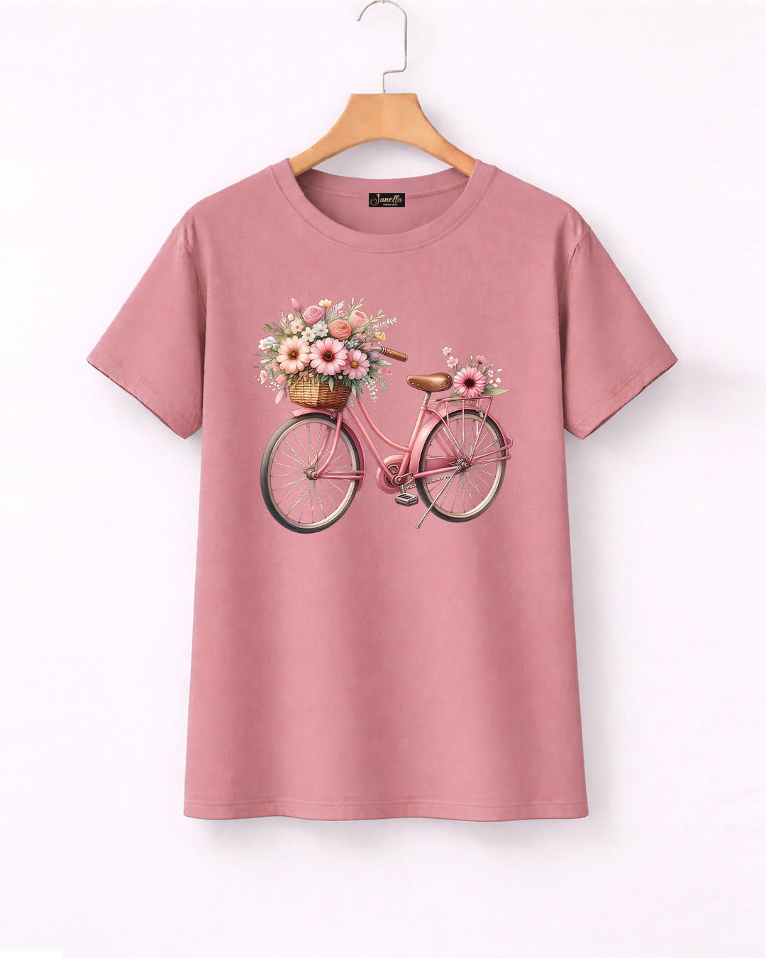Bicycle - تيشيرت قطن نص كم