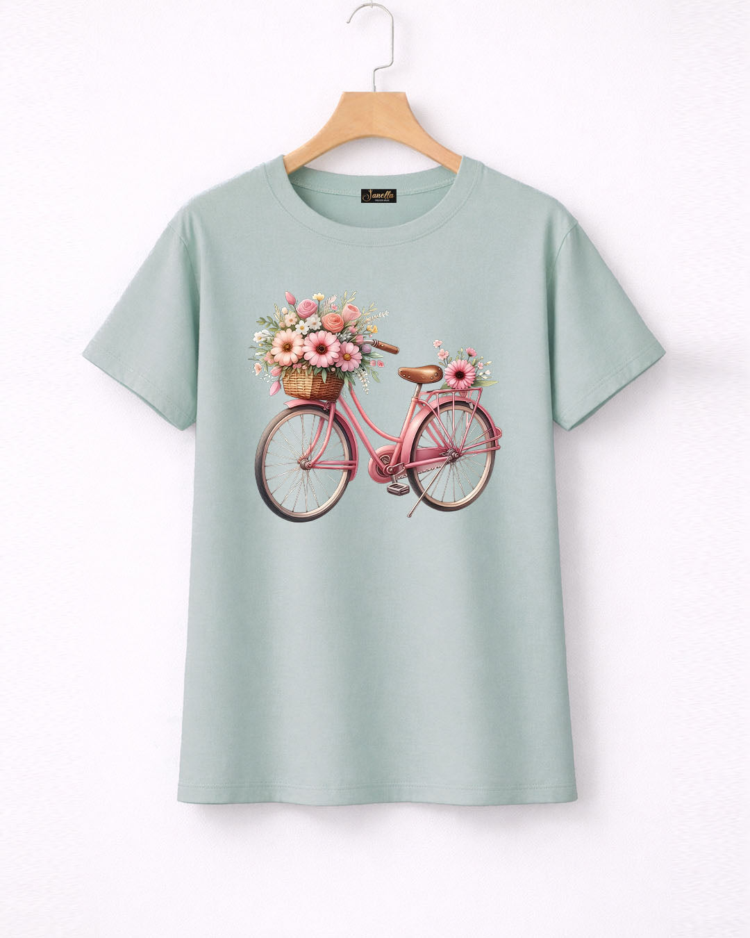 Bicycle - تيشيرت قطن نص كم