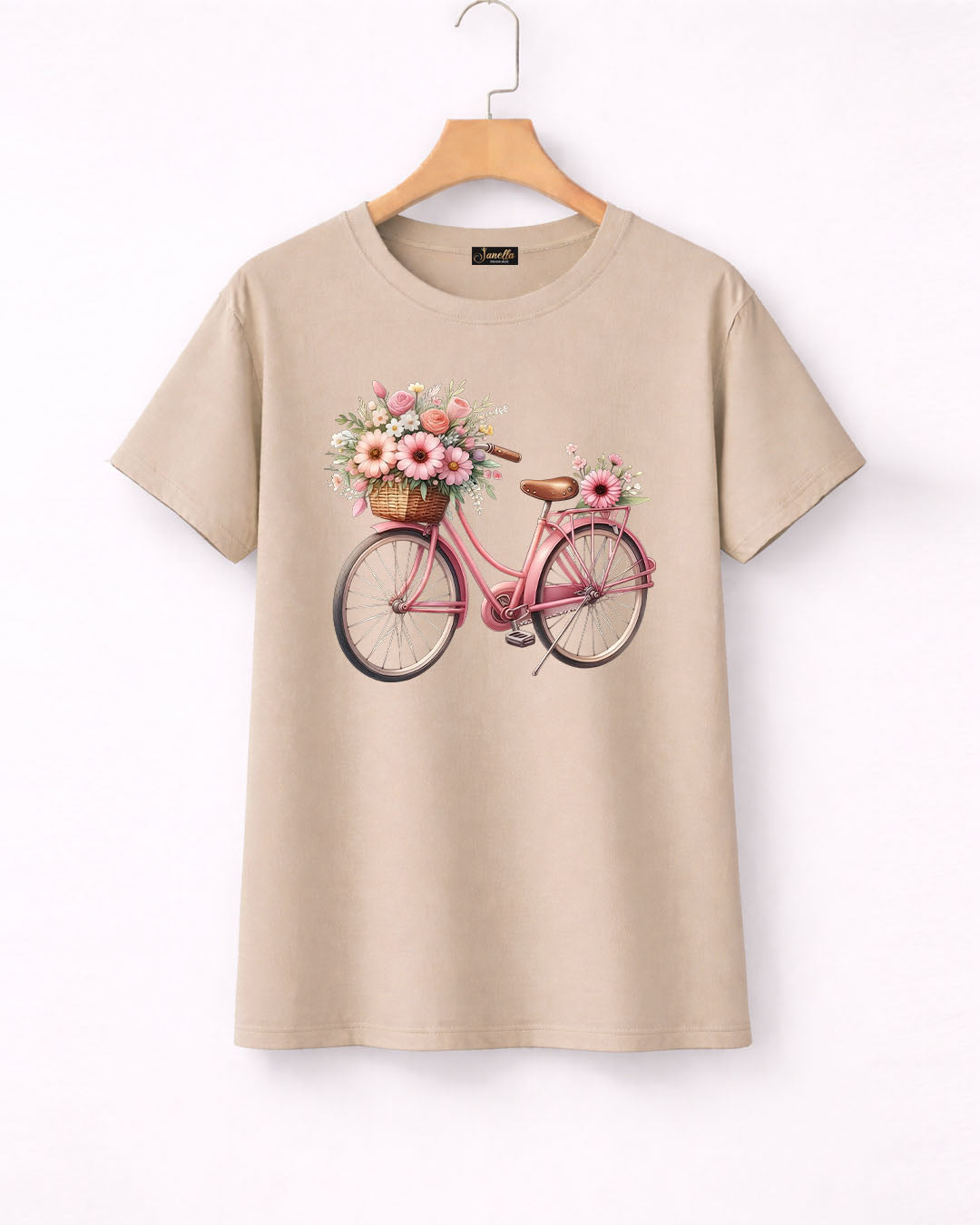 Bicycle - تيشيرت قطن نص كم