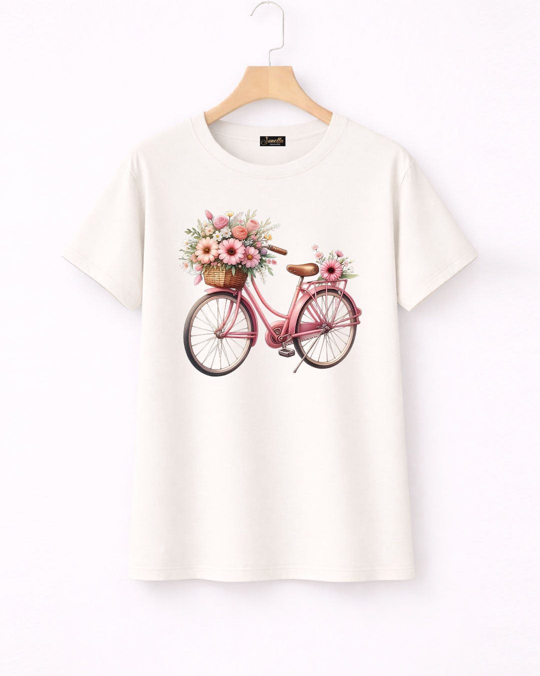 Bicycle - تيشيرت قطن نص كم